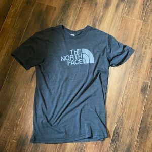 Gray large the north face shirt